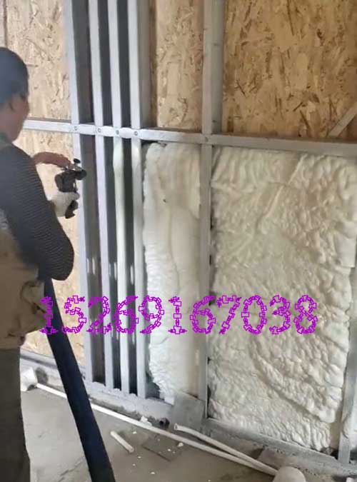 聚氨酯噴涂機(jī) 輕鋼房?jī)?nèi)保溫隔音(圖3) 輕鋼房?jī)?nèi)保溫隔音案例